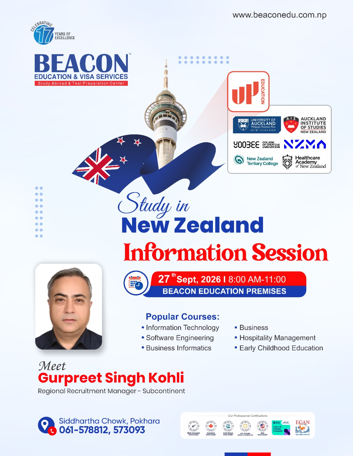 Meet the Regional Recruitment Manager from UP Education, New Zealand