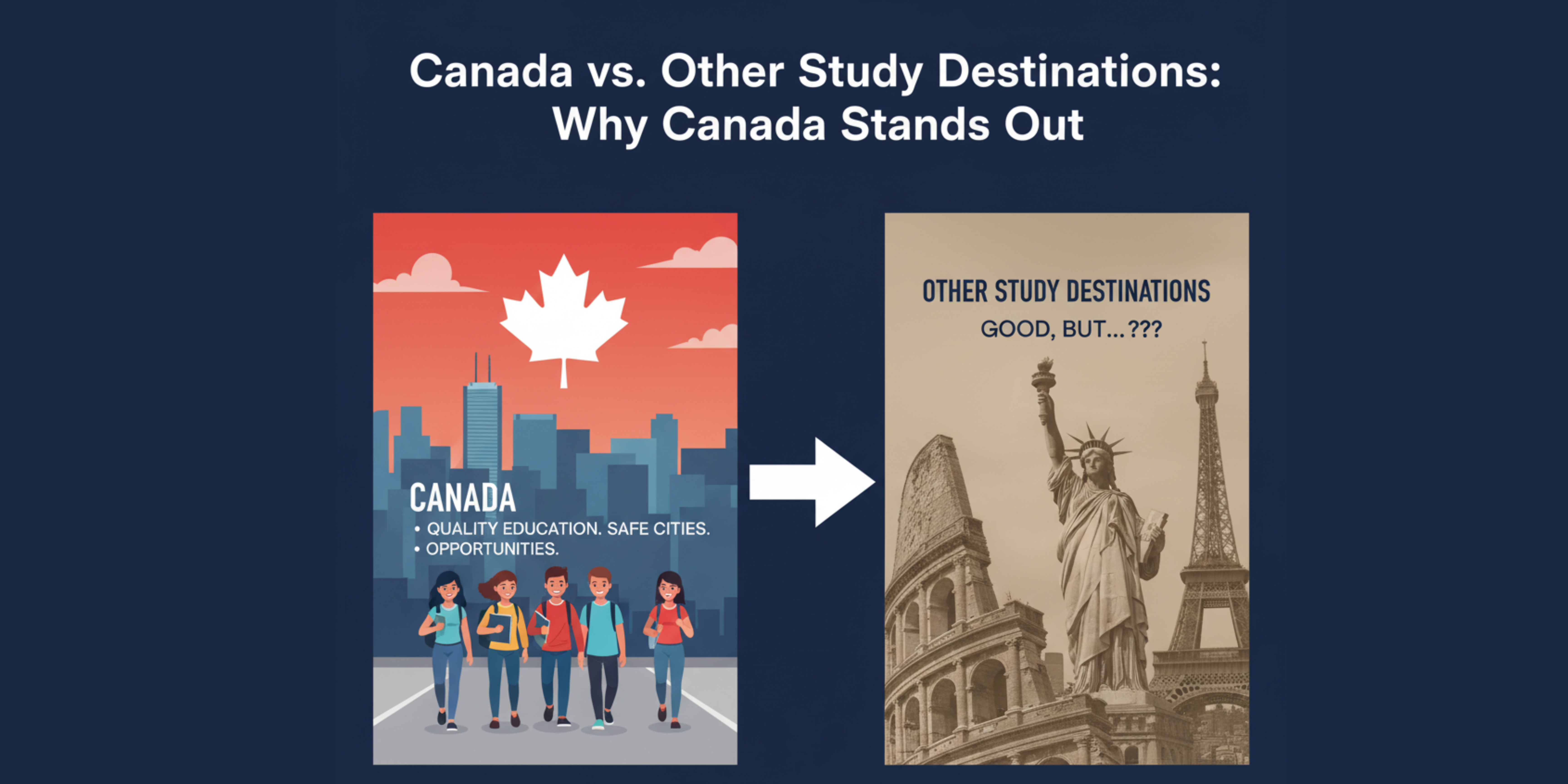 Canada vs Other Study Destinations: Why International Students Choose Canada in 2025