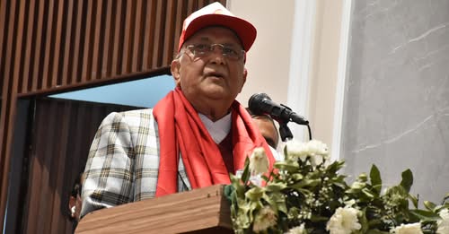 राष्ट्रिय स्वयंसेवक फोर्सले सङ्कट र विपत्तिमा सघाउँछ : अध्यक्ष ओली