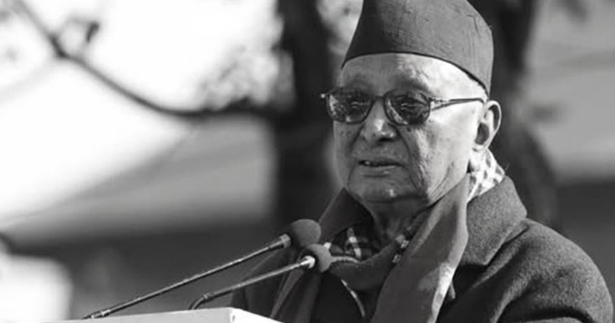 कांग्रेसका वरिष्ठ नेता गोपालमान श्रेष्ठको ८३ वर्षको उमेरमा निधन
