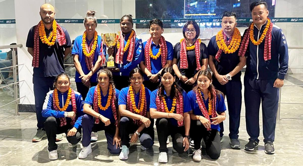 मलेसियाविरुद्धको सिरिज जितेर नेपाली महिला टिम स्वदेश फर्कियो