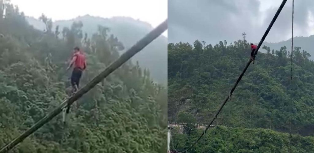 मुग्लिन पुलबाट हाम फाल्न खोजेका ३२ वर्षीय पुरुषको सकुशल उद्धार