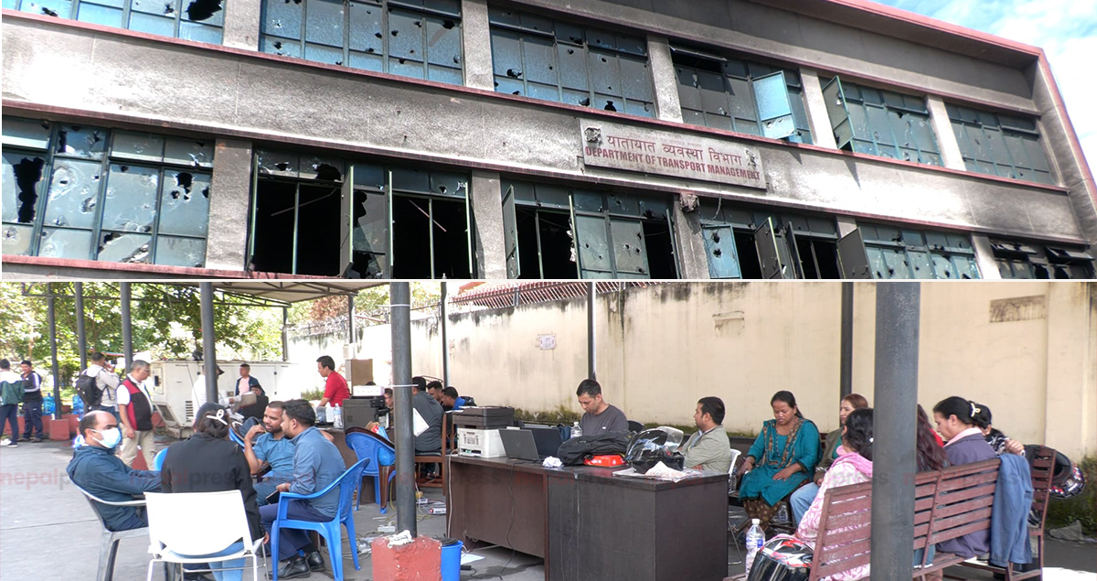 विभागको डाटा सेन्टरमा बत्ती निभेपछि देशभरका यातायातको सेवा अवरुद्ध