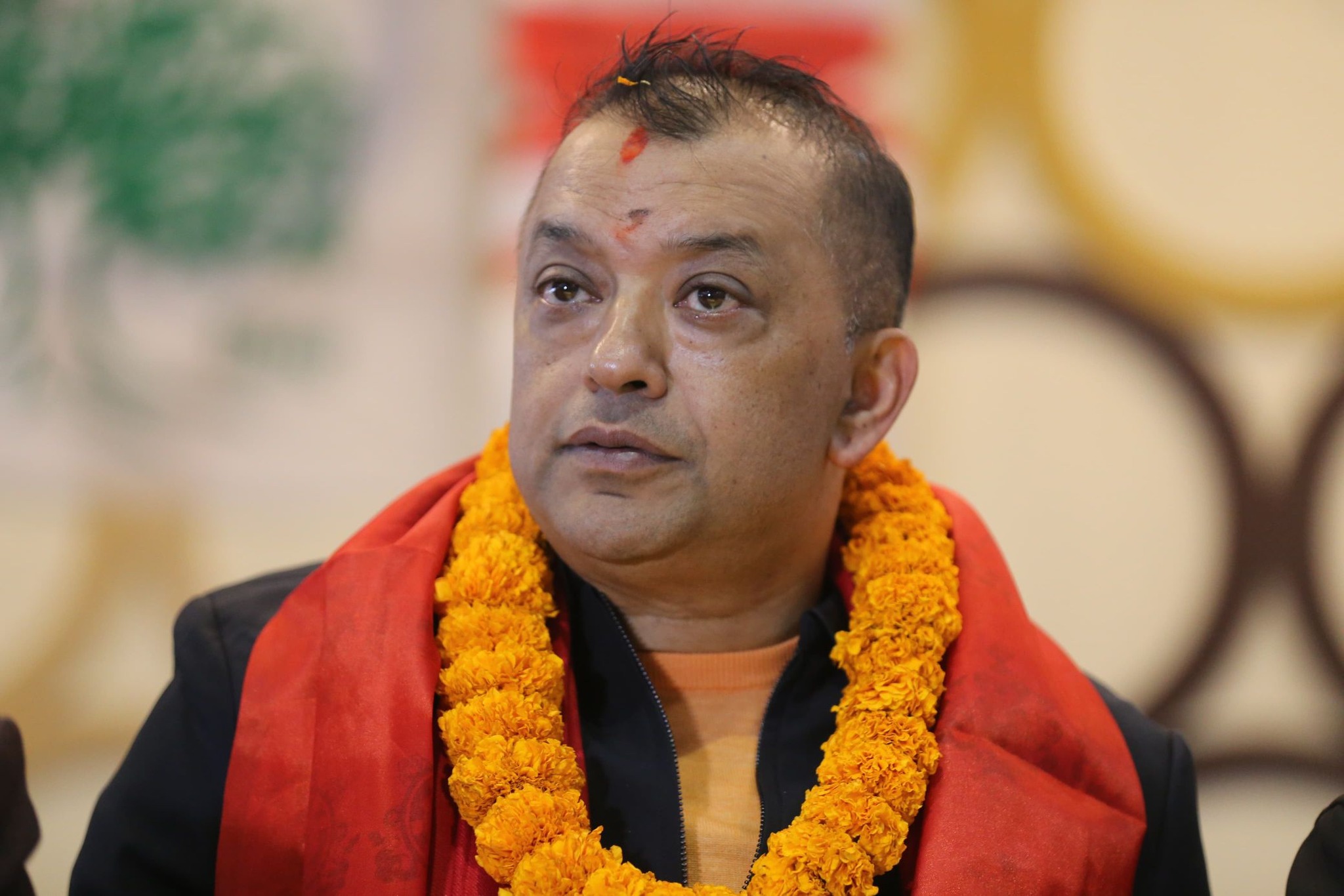 सभापति भएपछी पहिलोपटक पार्टी कार्यलय जाँदै गगन थापा