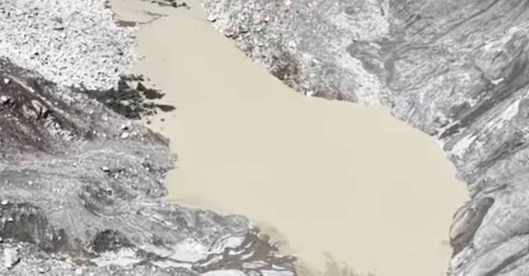 नेपाल–चीन सीमा क्षेत्रमा बनेको ताल १४ फुटबल मैदान बराबर, अवस्था नियन्त्रणमा