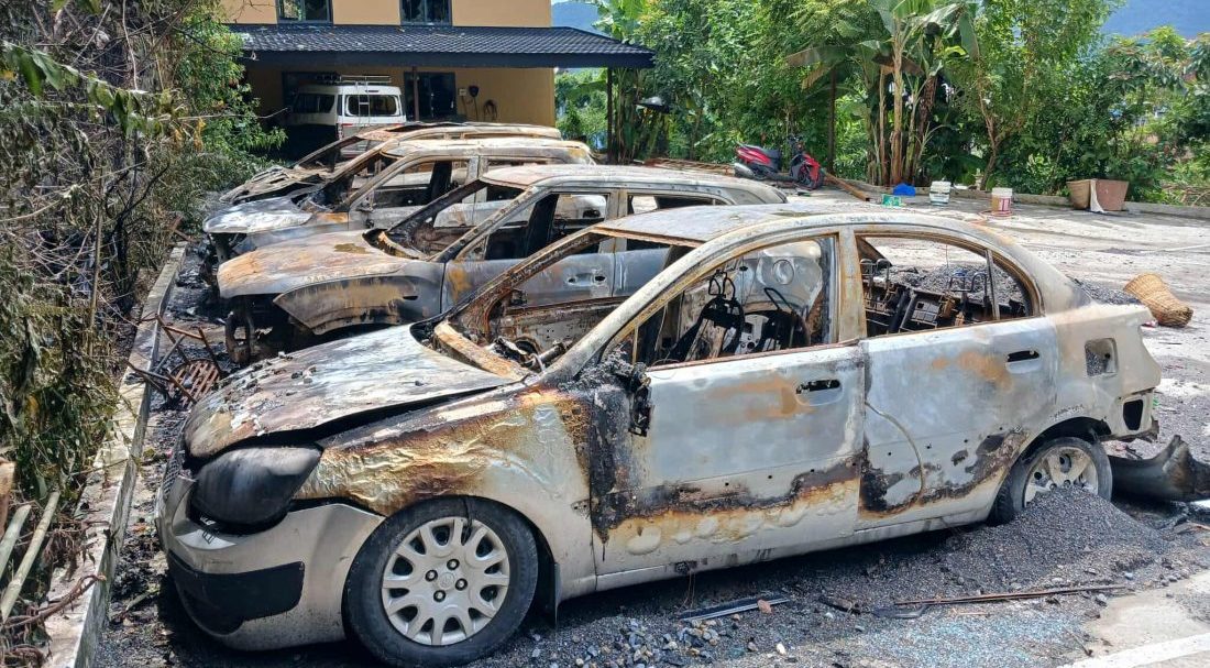 प्रचण्डको लगानी रहेको भन्दै जेन-जी आन्दोलनान  रिसोर्टमा आगजनी गर्ने ५ जना पक्राउ