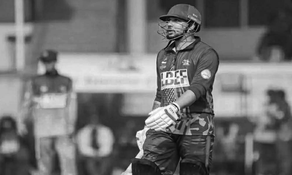 मोटरसाइकल दुर्घटनामा क्रिकेट खेलाडी मिनष थापाको मृत्यु