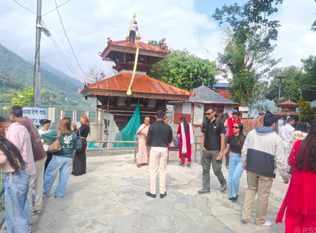 तीन इन्च ढल्किएको तालबाराही फेरि ठडियो, घटस्थापनादेखि भक्तजनका लागि खुला