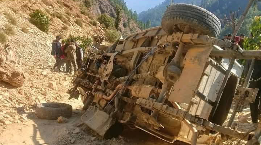 जाजरकोटमा जिप दुर्घटना हुँदा २ जनाको मृत्यु