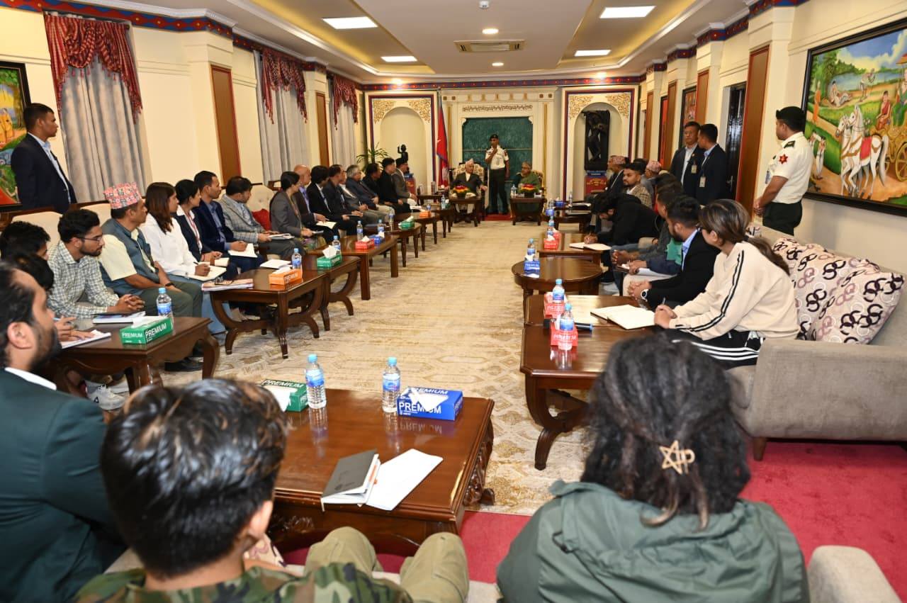 निर्वाचनको महायज्ञलाई सफल पार्दै इतिहास रच्न जेनजीहरूलाई राष्ट्रपति पौडेलको आग्रह