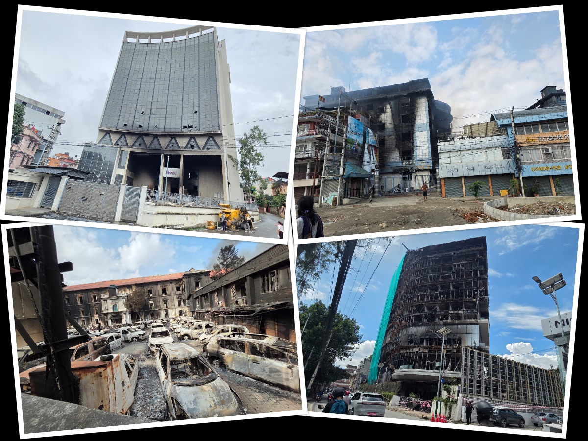 जेन्जी आन्दोलनमा तोडफोड र आगजनीबाट निजी क्षेत्रमा मात्र करिब ३६ अर्बको क्षति भएको अनुमान