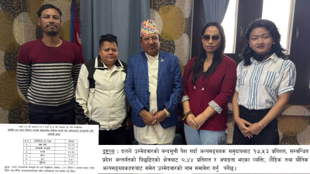 निर्वाचन कानुनमा प्रस्ताव : समानुपातिक सूचीमा लैङ्गिक तथा यौनिक अल्पसङ्ख्यक अनिवार्य