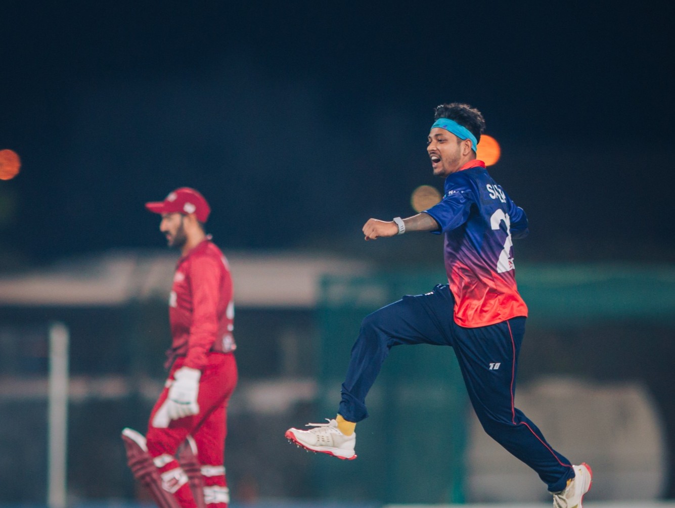 सन्दीप लामिछानेको चमत्कारिक बलिङमा कतारविरुद्ध नेपालको ५ रनको जित