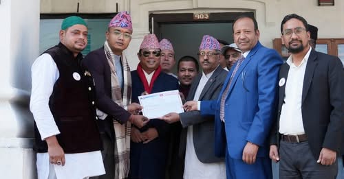 नाउपा नेपाल’ ले पायो दर्ता प्रमाण पत्र