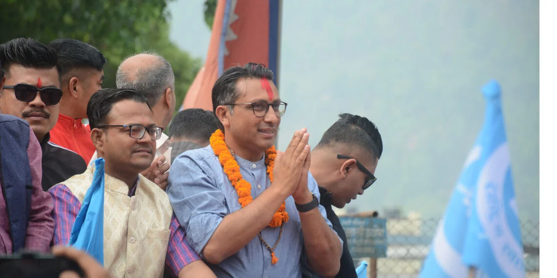 विराजभक्तले दाबी फिर्ता लिएपछि स्वर्णिम वाग्ले बने रास्वपाको उपसभापति
