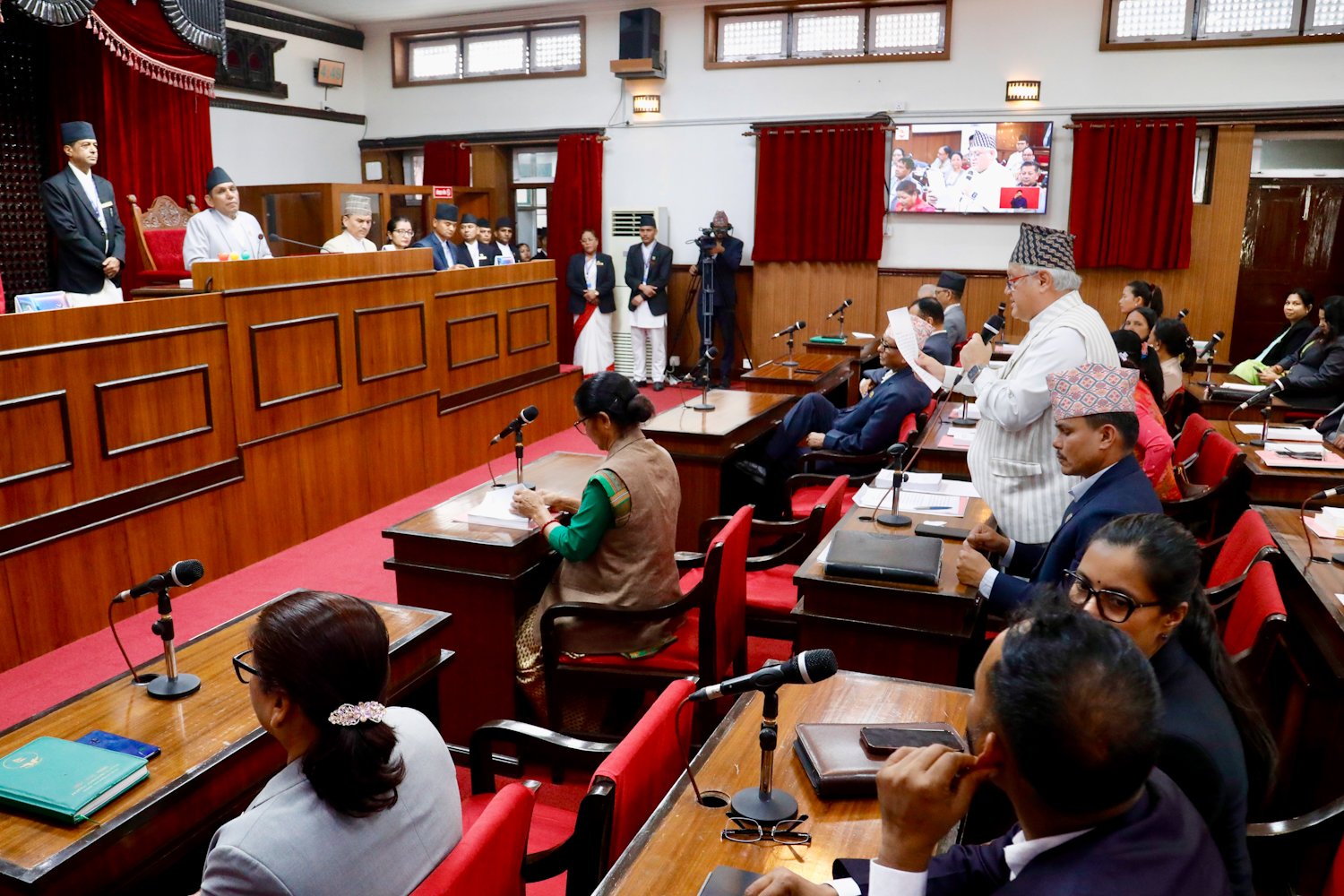 प्रधानमन्त्रीको सीमा सम्बन्धी बयानले राष्ट्रिय सभामा लगातार तेस्रो दिन अवरोध, बैठक जेठ २६ गतेसम्मका लागि स्थगित