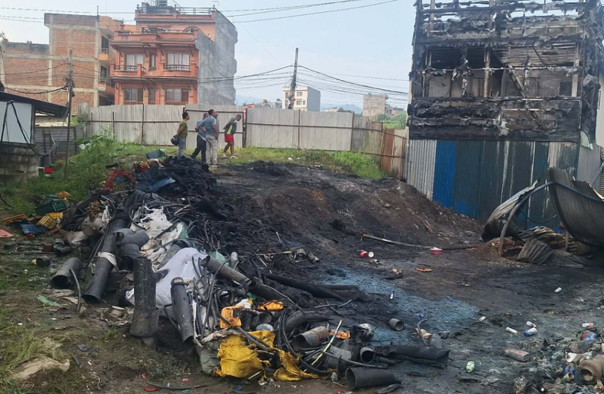 जगातीमा प्लास्टिक दाना कारखाना जल्यो, ४० लाखभन्दा बढी क्षति
