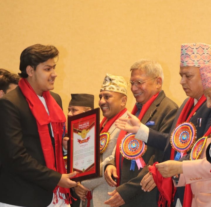 युवा ब्यावसायी अस्मिन पराजुली सम्मानित