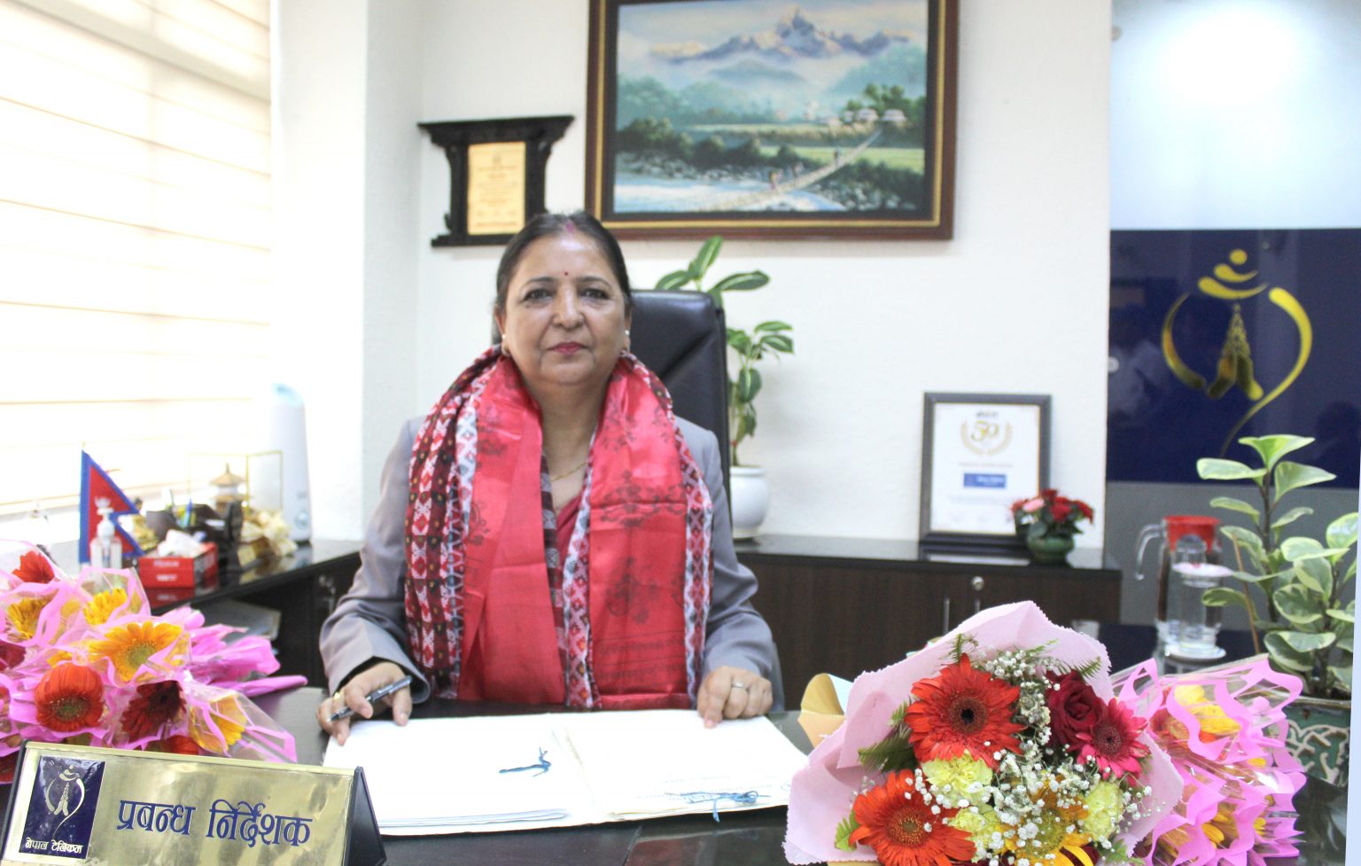 ३३ करोडको मुद्दामा सफाइ पाएपछि नेपाल टेलिकमकी एमडी संगीता पहाडी पुनः काममा फर्किइन्