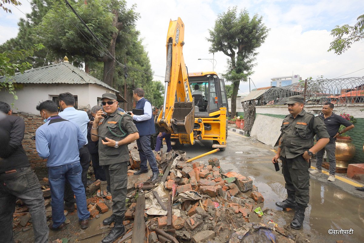 माइतीघरको डुबान रोक्न ढल विस्तारको काम सुरु