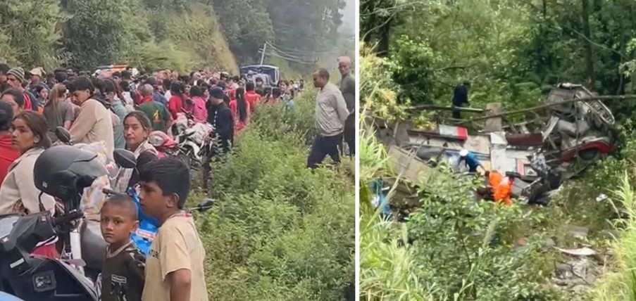 पोखरामा स्कुल बस दुर्घटना : मृत्यु हुनेको संख्या ५ पुग्यो, सबै विद्यार्थी कक्षा १० का
