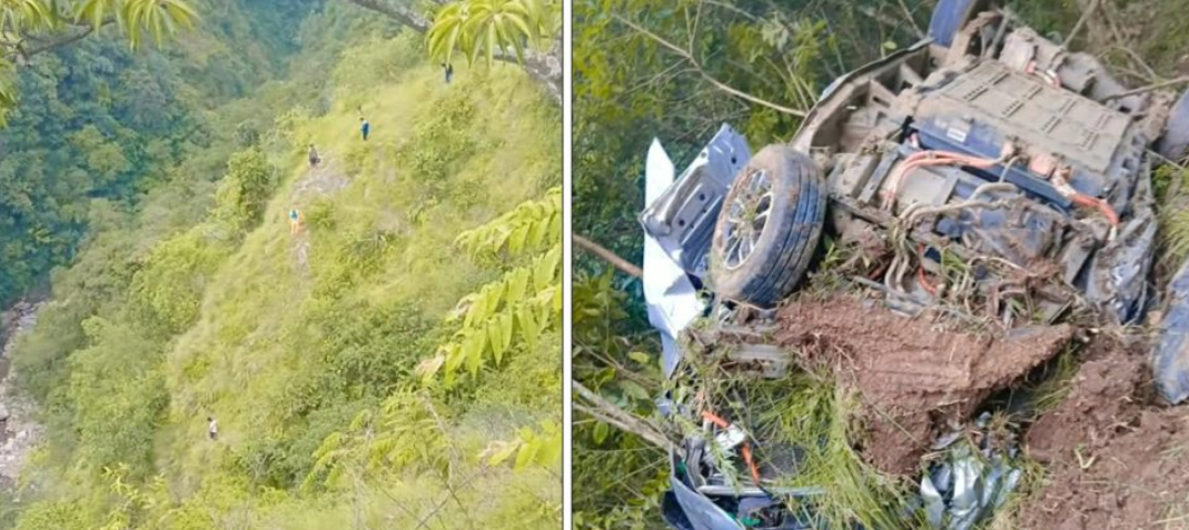 हेटौंडाबाट काठमाडौं आउँदै गरेको ईभी भिरबाट खस्दा ४ जनाको मृत्यु
