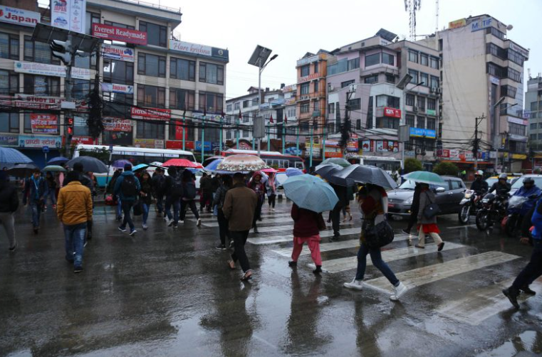 आजको मौसममा मनसुनको प्रभाव कायमै