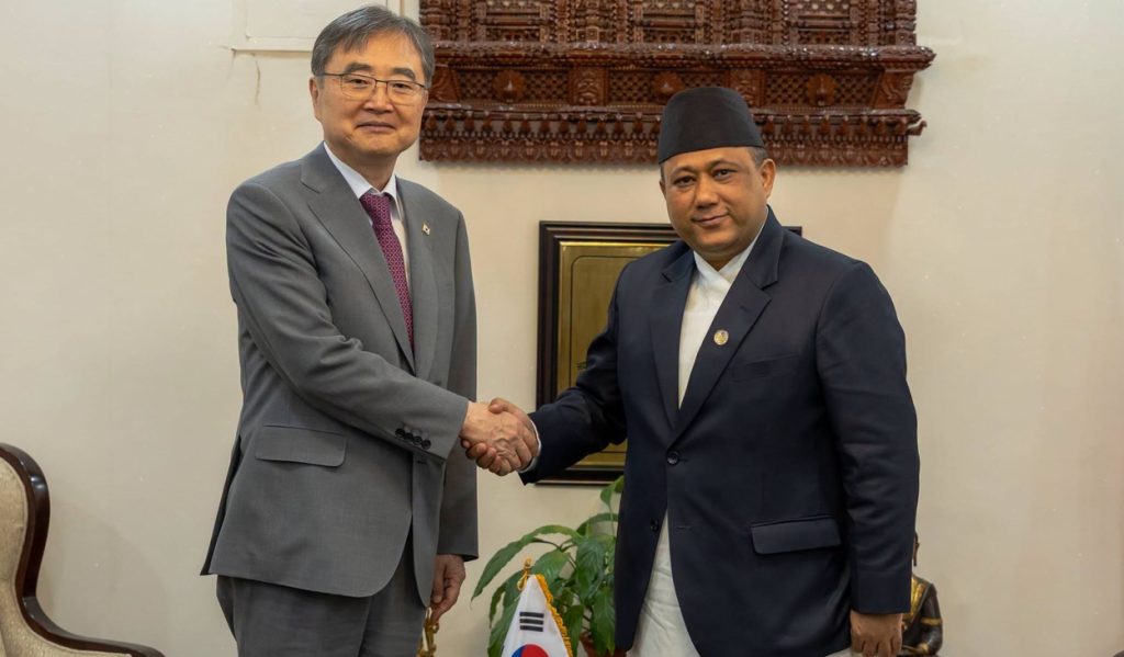 भोटेकोशी बाढीपछि पुनर्निर्माणमा नेपाललाई सघाउने कोरियाको प्रतिबद्धता